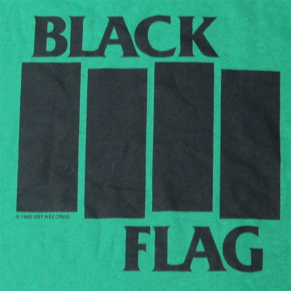 BLACK FLAG Tシャツ BARS & LOGOS Ltd. GREEN