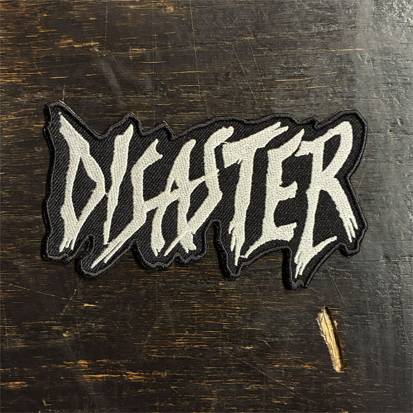 DISASTER 刺繍ワッペン LOGO