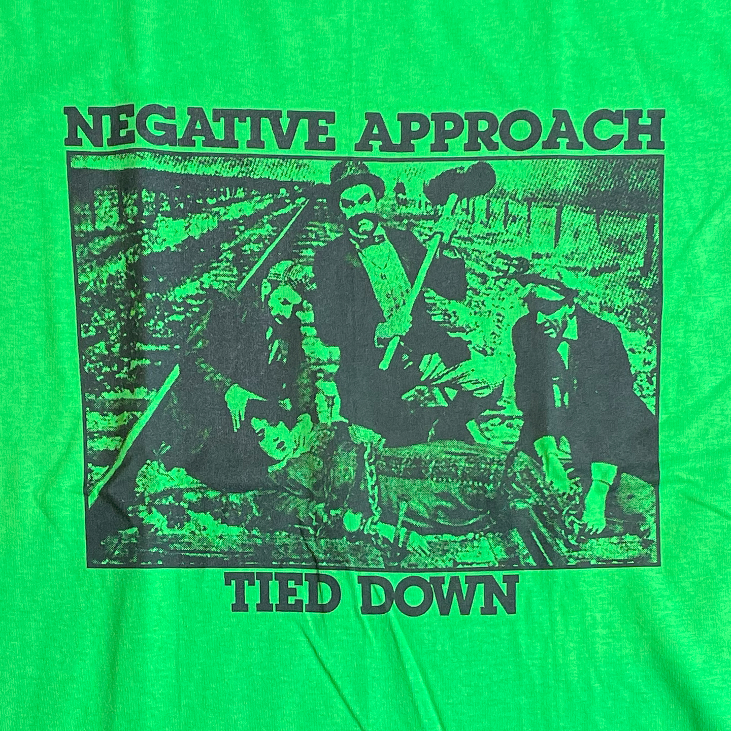 NEGATIVE APPROACH Tシャツ TIED DOWN オフィシャル！