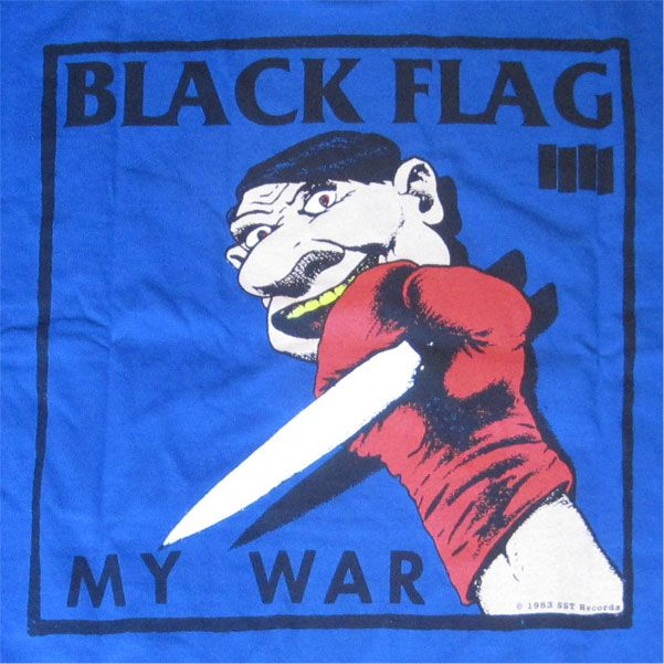 BLACK FLAG Tシャツ MY WAR(ELEPHANT BRAND SKATEBOARDS)