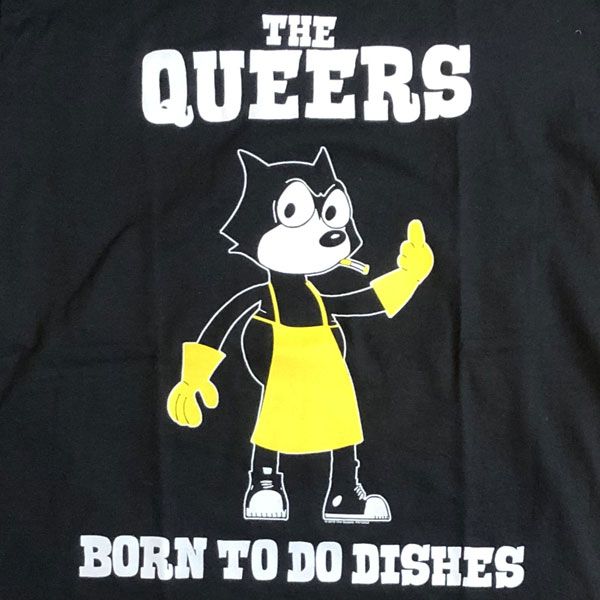 THE QUEERS Tシャツ BORN TO DO DISHES