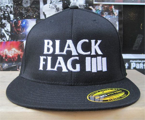 BLACK FLAG CAP BARS & LOGO