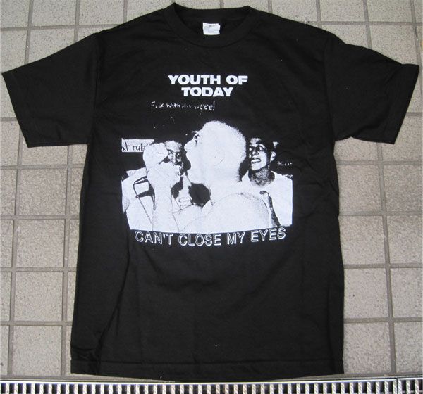 YOUTH OF TODAY Tシャツ CAN'T CLOSE MY EYES2