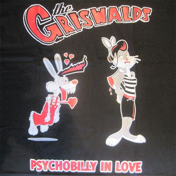 GRISWALDS Tシャツ PSYCHOBILLY IN LOVE
