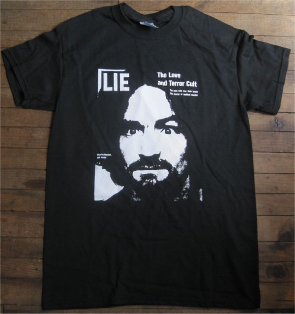 Charles Manson Tシャツ LIE