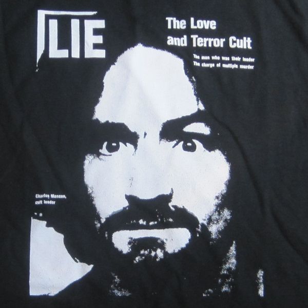 Charles Manson Tシャツ LIE