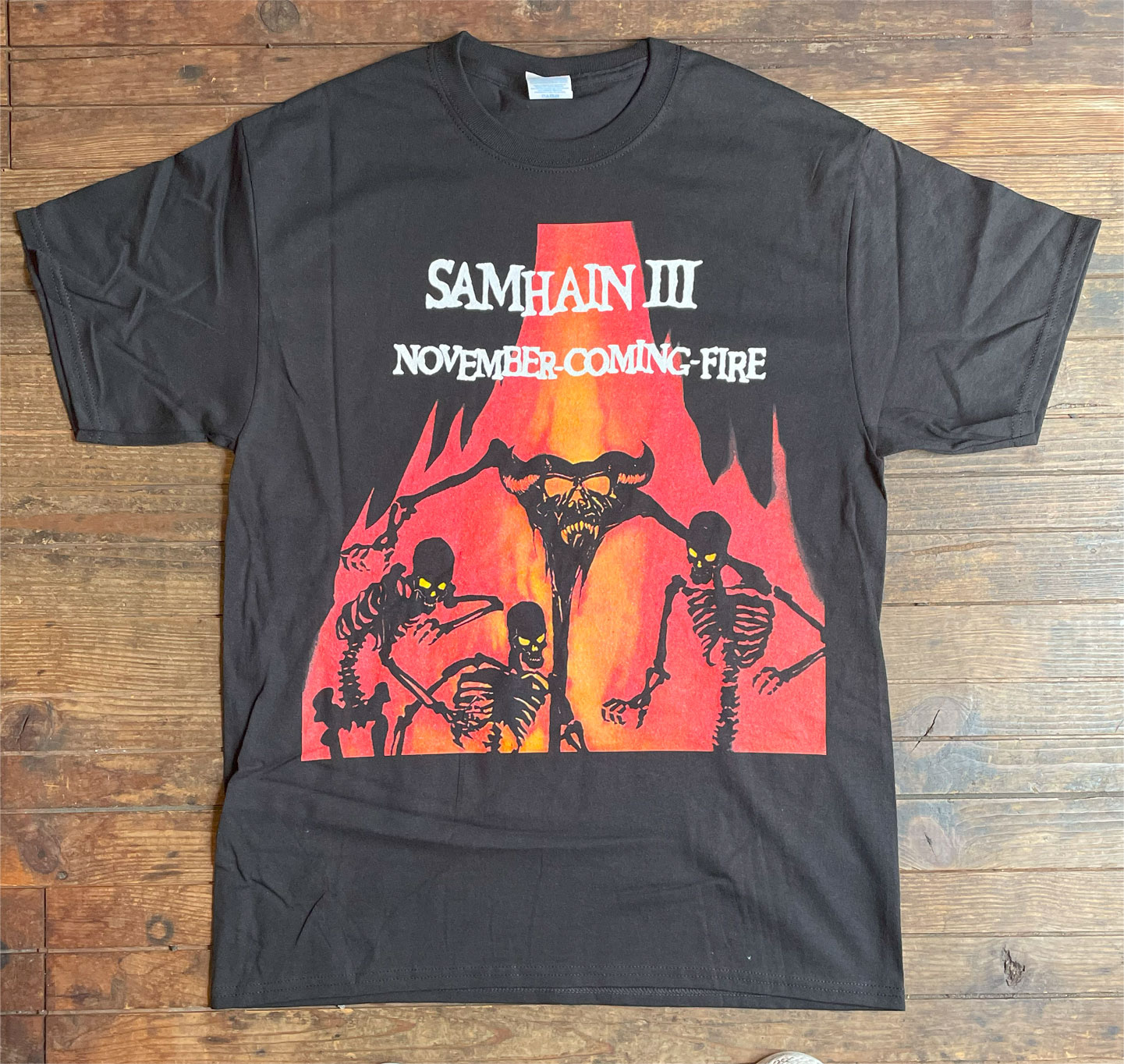 SAMHAIN Tシャツ November-Coming-Fire