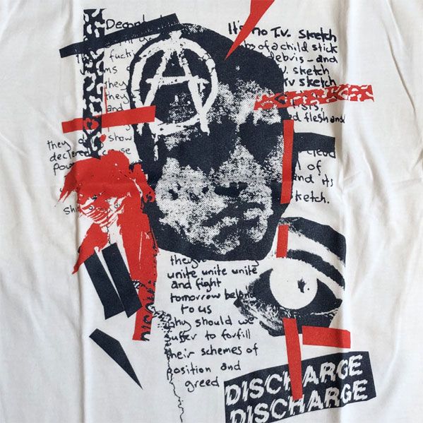 DISCHARGE Tシャツ T.V. Sketch