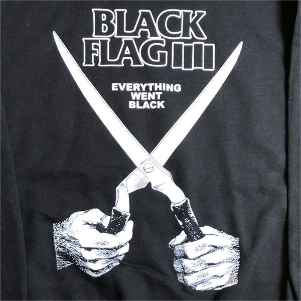 BLACK FLAG スウェット EVERYTHING WENT BLACK