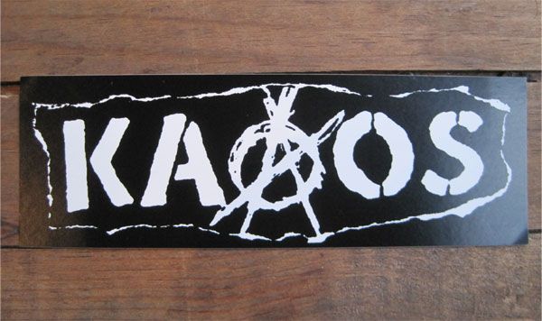 KAAOS ステッカー ロゴ
