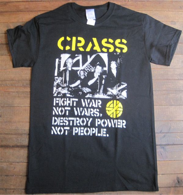 CRASS Tシャツ FIGHT WAR NOT WARS3