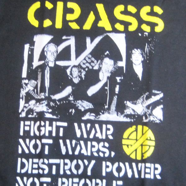 CRASS Tシャツ FIGHT WAR NOT WARS3