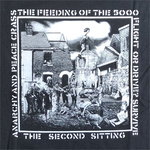 CRASS Tシャツ FEEDING OF THE FIVE THOUSAND2