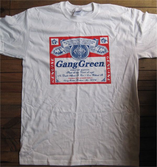 GANG GREEN Tシャツ Budweiser