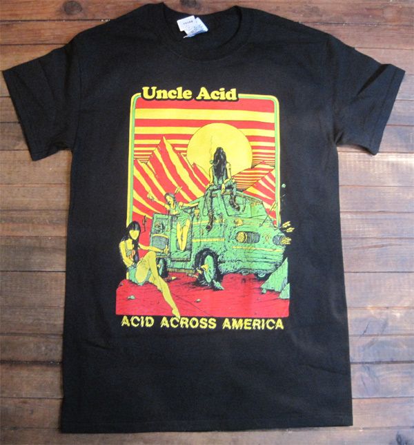 UNCLE ACID ＆ THE DEADBEATS Tシャツ ACID ACROSS AMERICA