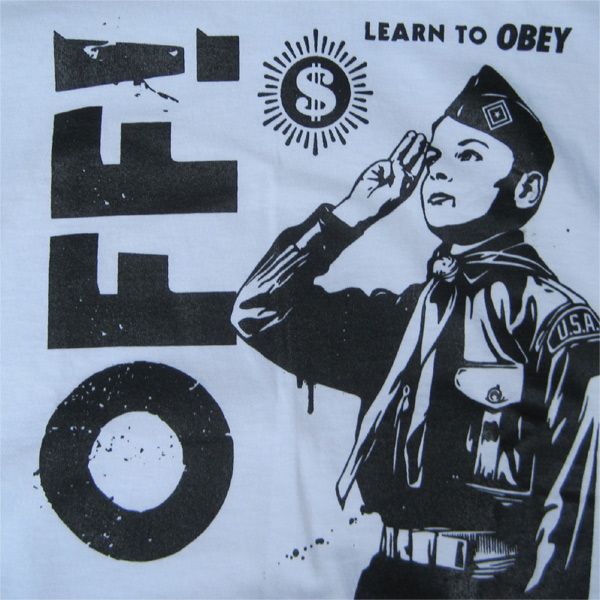 OFF! Tシャツ Learn To Obey