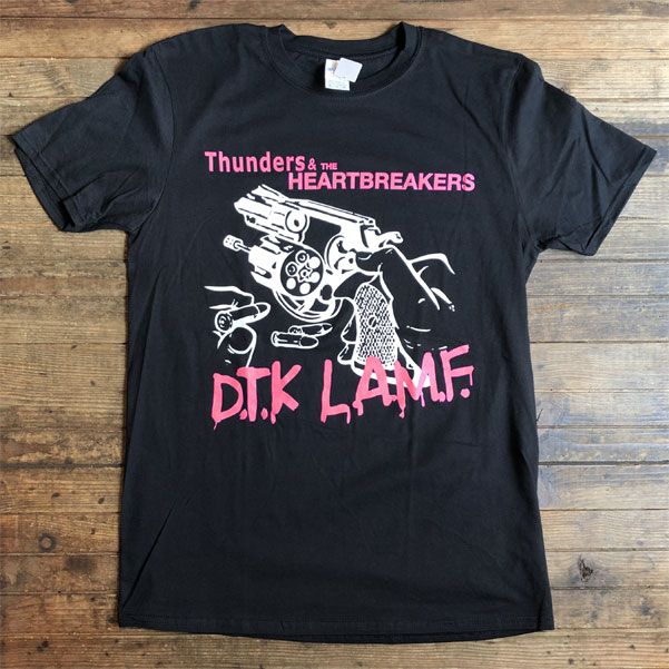 JOHNNY THUNDERS AND THE HEARTBREAKERS Tシャツ L.A.M.F. オフィシャル
