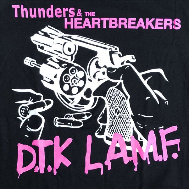 JOHNNY THUNDERS AND THE HEARTBREAKERS Tシャツ L.A.M.F. オフィシャル