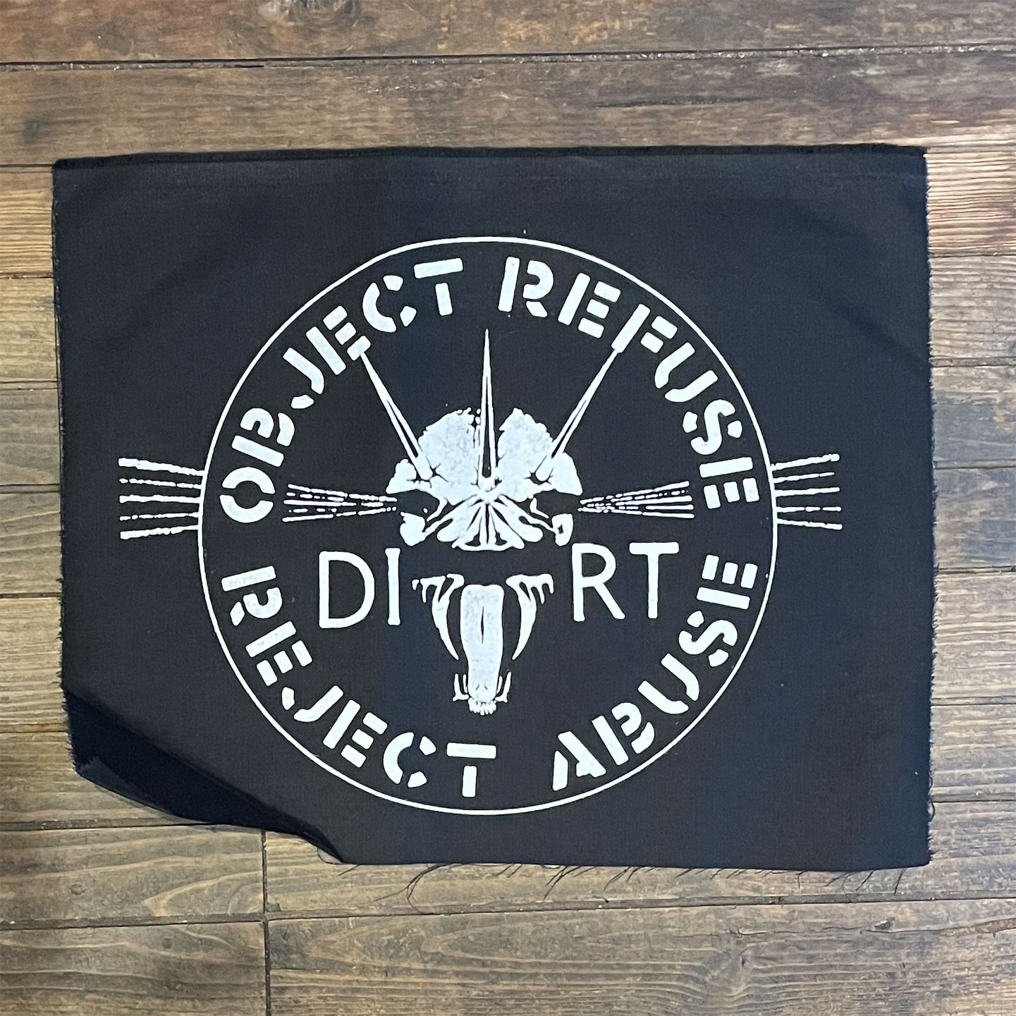 DIRT BACKPATCH OBJECT REFUSE