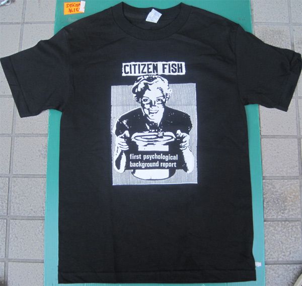 CITIZEN FISH Tシャツ FIRST PSYCHOLOGICAL BACKGROUND REPORT