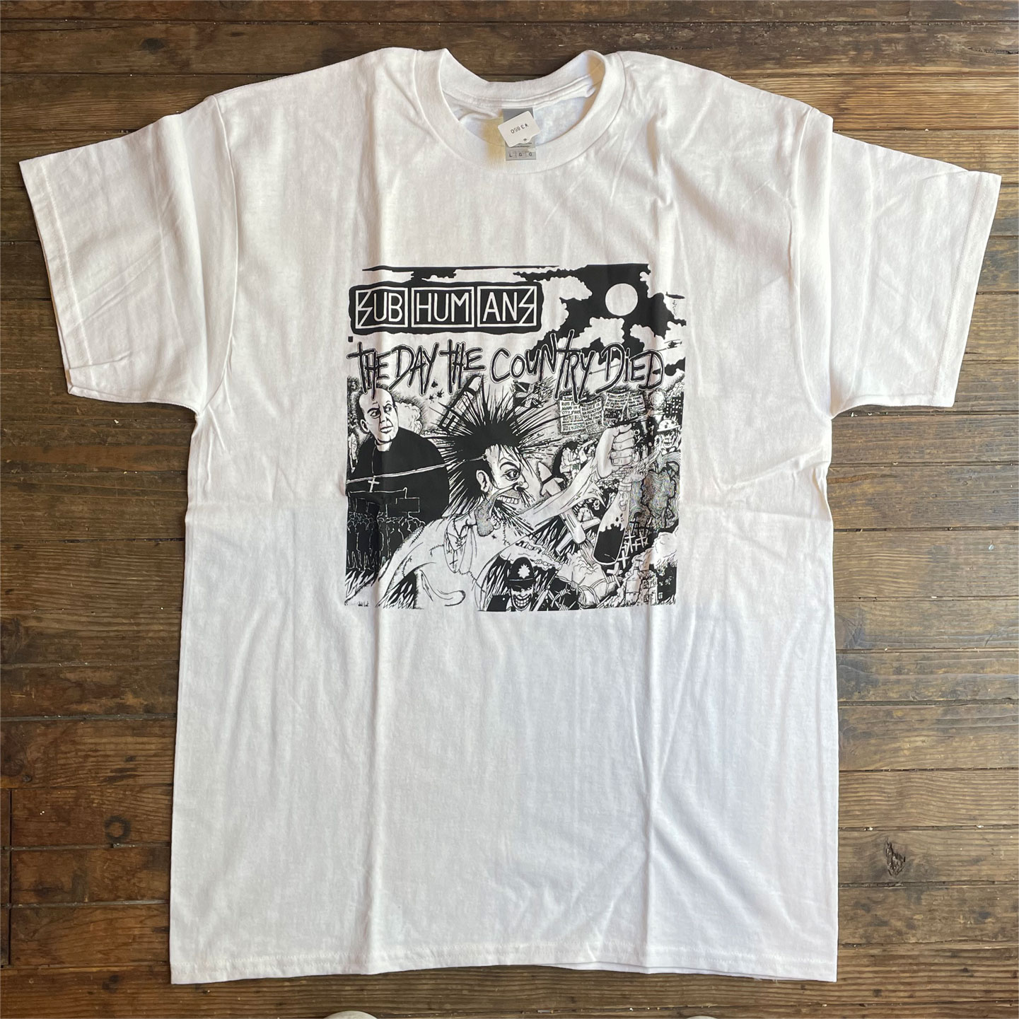 SUBHUMANS Tシャツ The Day The Country Died オフィシャル！