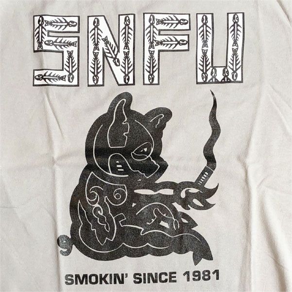 S.N.F.U Tシャツ SMOKIN’ PIG