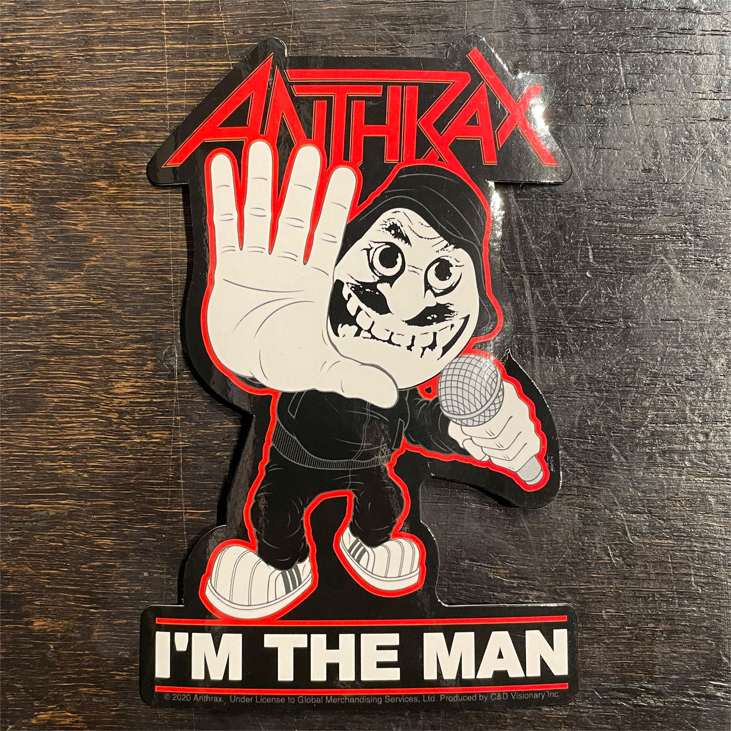 ANTHRAX ステッカー I'M THE MAN