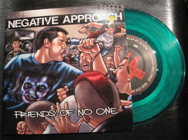 NEGATIVE APPROACH 7"EP FRIENDS OF NO ONE
