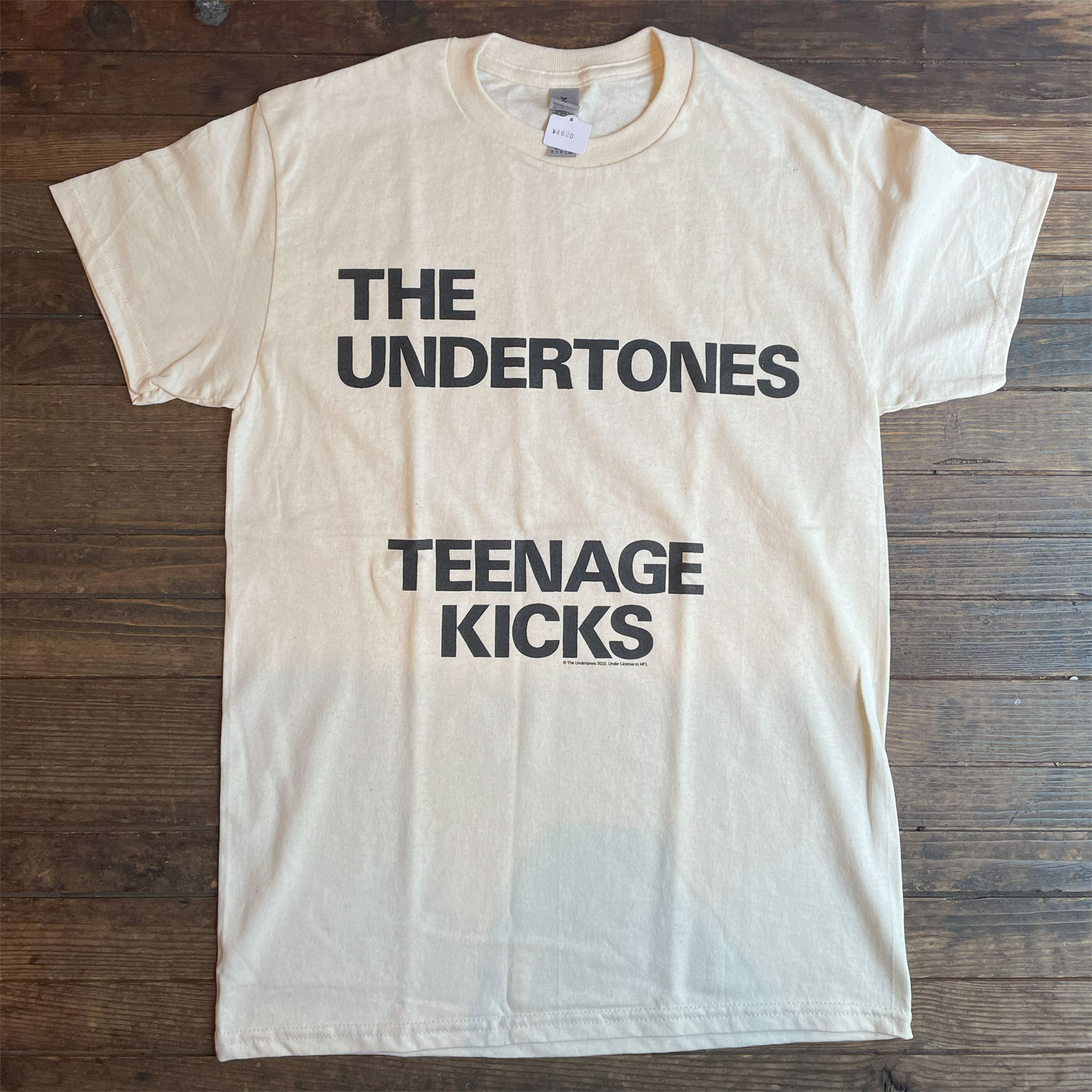 THE UNDERTONES Tシャツ TEENAGE KICKS オフィシャル！！