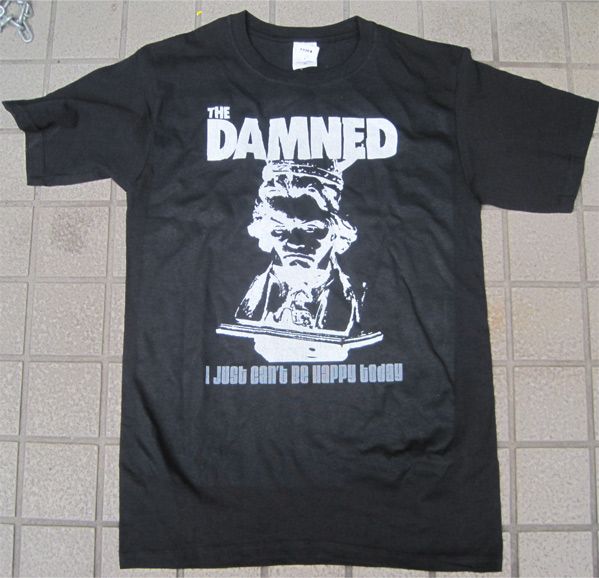 THE DAMNED Tシャツ I Just Can't Be Happy Today
