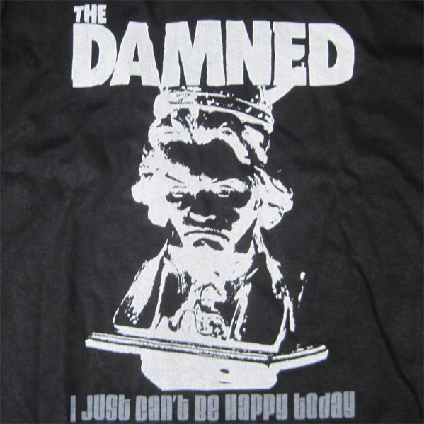 THE DAMNED Tシャツ I Just Can't Be Happy Today