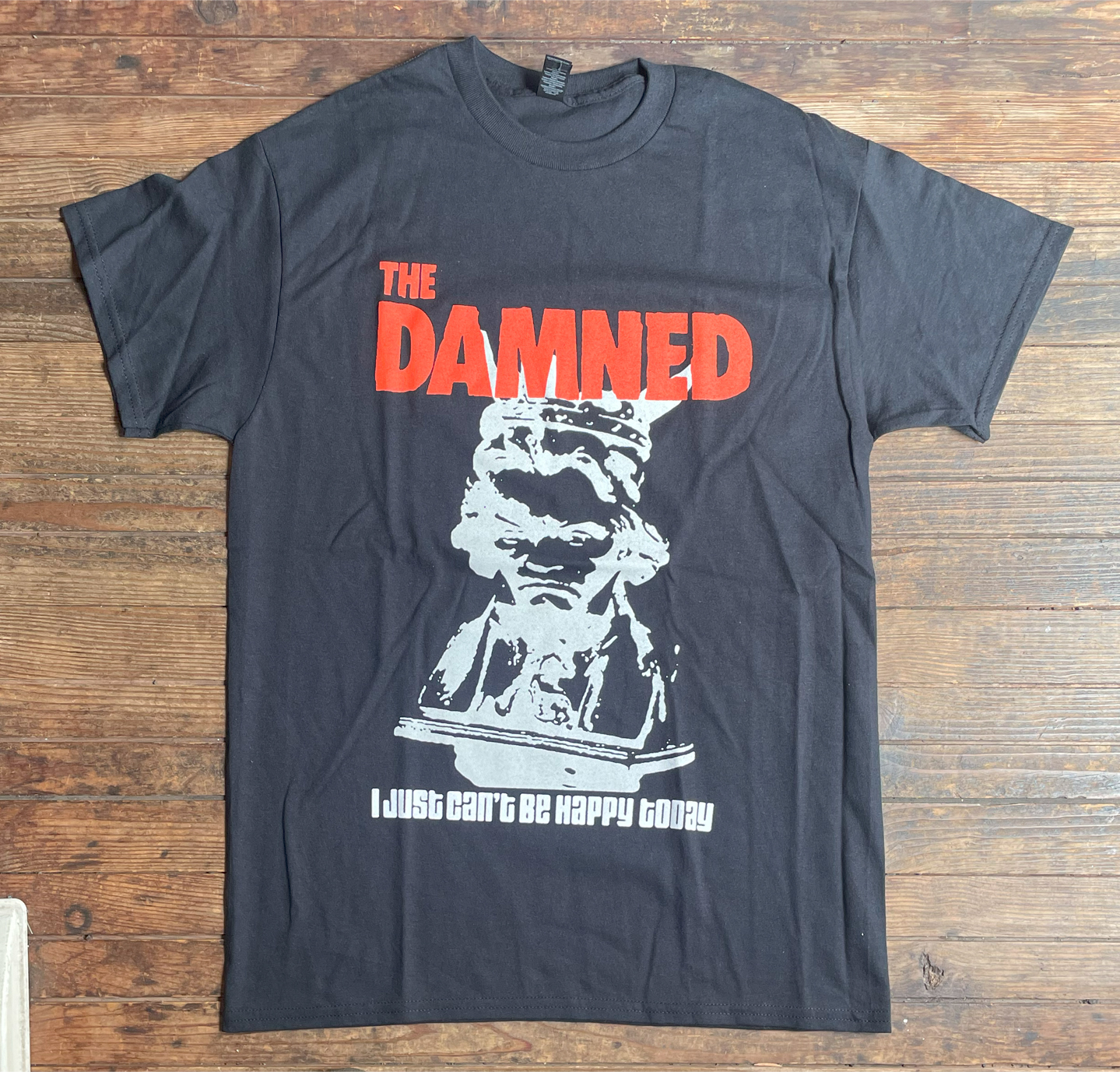 THE DAMNED Tシャツ I Just Can't Be Happy Today オフィシャル！