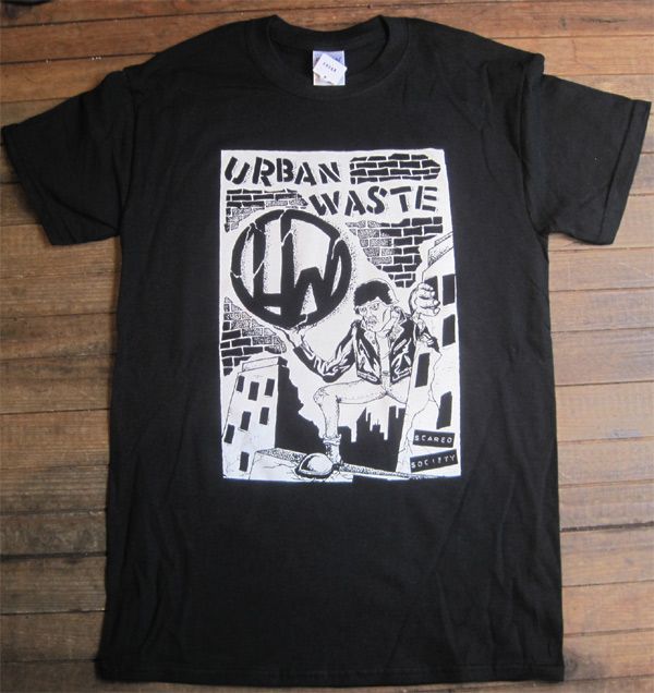 URBAN WASTE Tシャツ SCARED SOCIETY