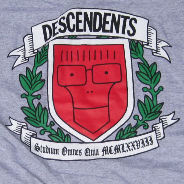 DESCENDENTS Tシャツ Varsity Crest Logo