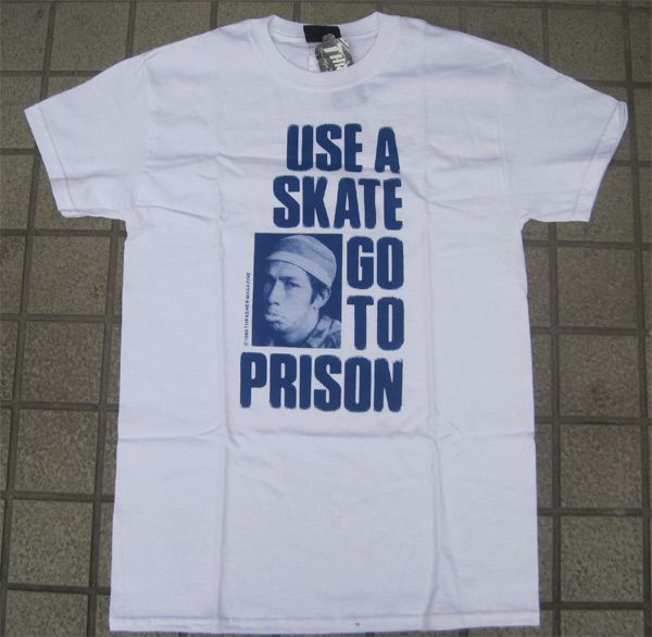 THRASHER Tシャツ Use A Skate Go To Prison