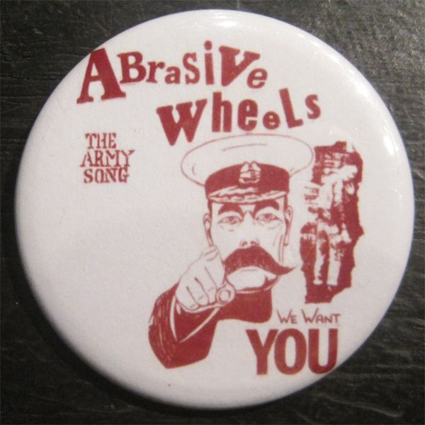 ABRASIVE WHEELS デカバッジ  The ARMY SONG