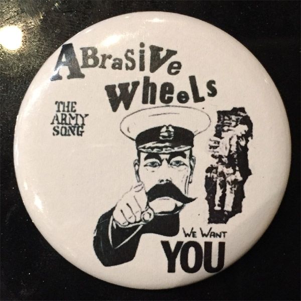ABRASIVE WHEELS デカバッジ  The ARMY SONG