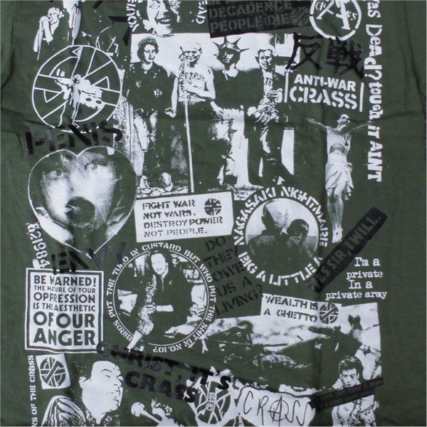 CRASS Tシャツ collage