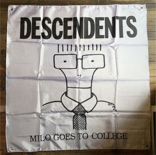 B品 DESCENDENTS BANNER MILO GOES TO COLLEGE