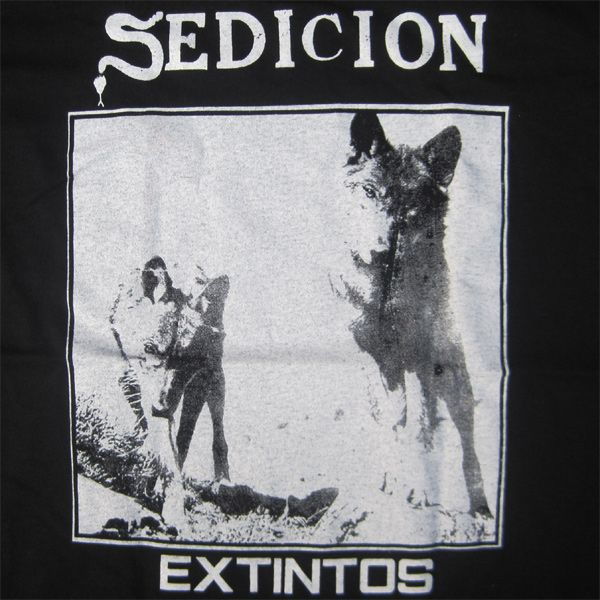 SEDICION Tシャツ EXTINTOS
