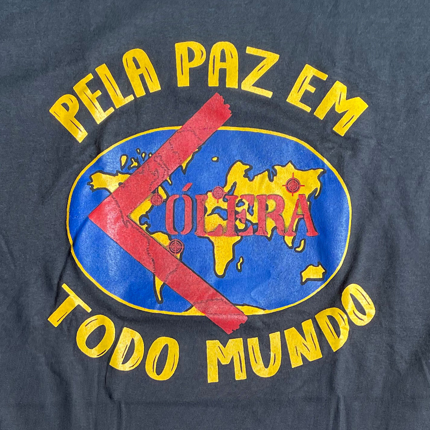 COLERA Tシャツ Pela Paz Em Todo Mundo