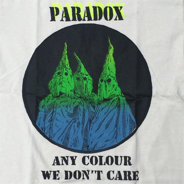 PARADOX Tシャツ ANY COLOUR WE DON'T CARE