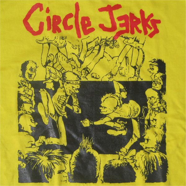 CIRCLE JERKS Tシャツ YELLOW