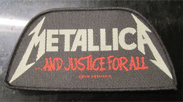 METALLICA VINATGE刺繍ワッペン ...AND JUSTICE FOR ALL
