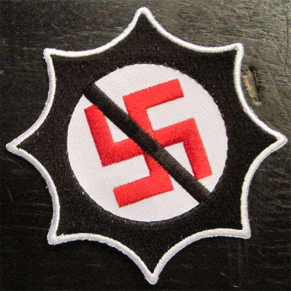 ANTI NAZI 刺繍ワッペン