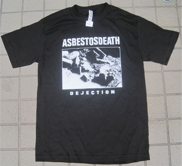 ASBESTOSDEATH Tシャツ dejection