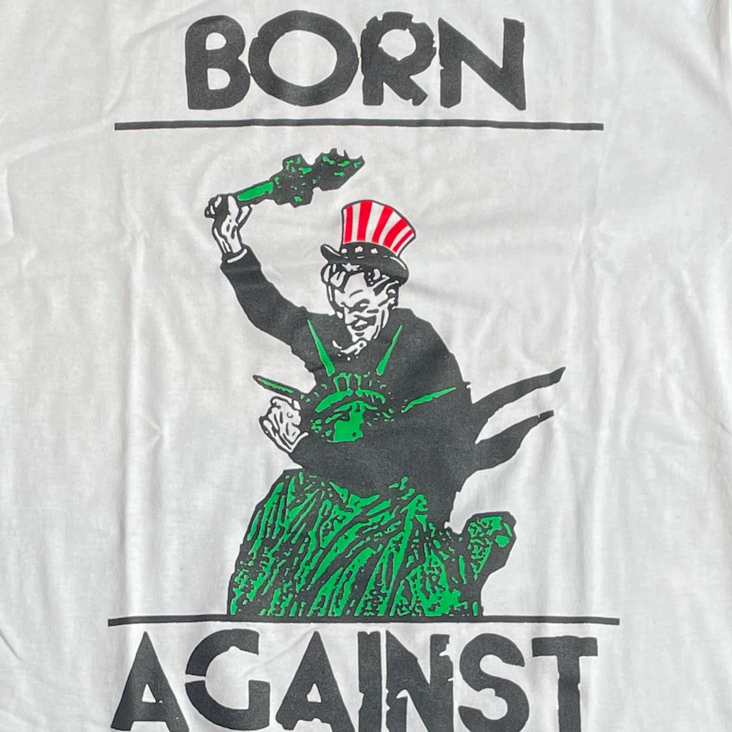 BORN AGAINST Tシャツ UNCLE SAM vs STATUE LIBERTY