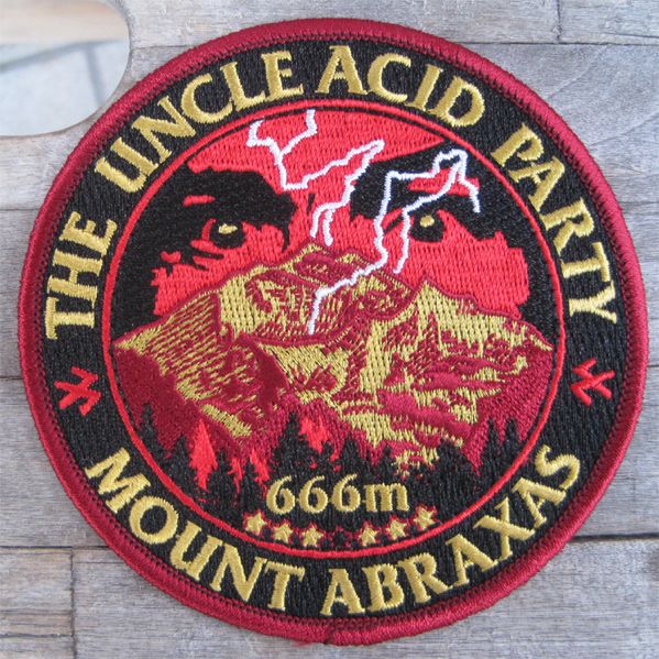 UNCLE ACID ＆ THE DEADBEATS 刺繍ワッペン MOUNT ABRAXAS
