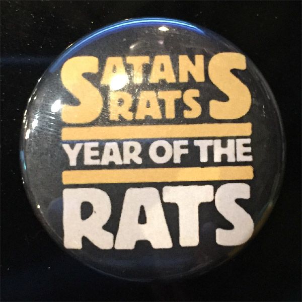 SATANS RATS 中バッジ Year Of The Rats