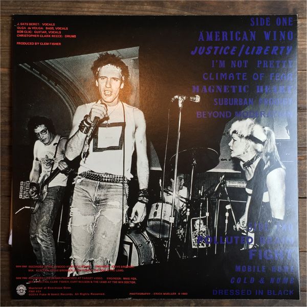 THE LEWD 12” LP AMERICAN WINO